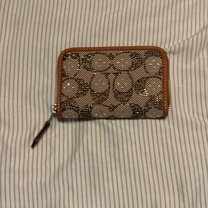 Coach Brown Patterned Women's Wallet